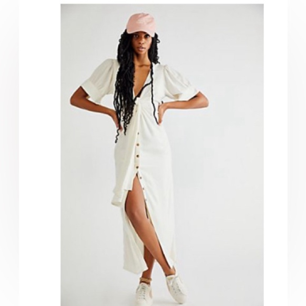 Free People Linen Dress XS